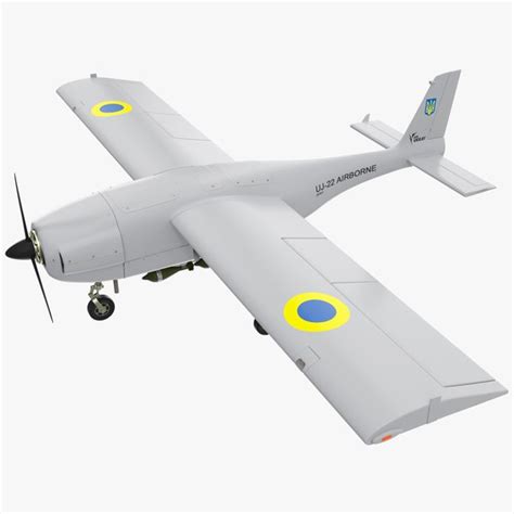 Modello 3D UKRJET UJ22 Drone aviotrasportato attrezzato - TurboSquid ...