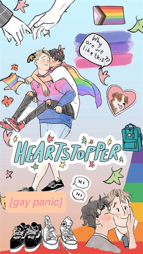 Heartstopper Pride Lgbtq Nickandcharlie Aesthetic Queer Wallpaper