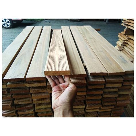 Jual Papan Pagar Kayu Bengkirai Asli Kalimantan X X Cm Shopee