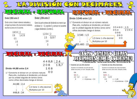 Divisiones Con Puntos Decimales