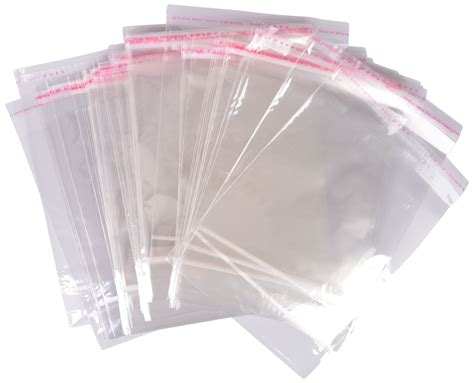 Clear Cellophane Bags Self Seal 140x140mm 100 Pcs Uk