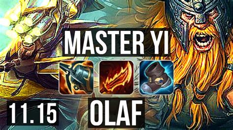 MASTER YI Vs OLAF JUNGLE 7 Solo Kills 1 7M Mastery Legendary 800