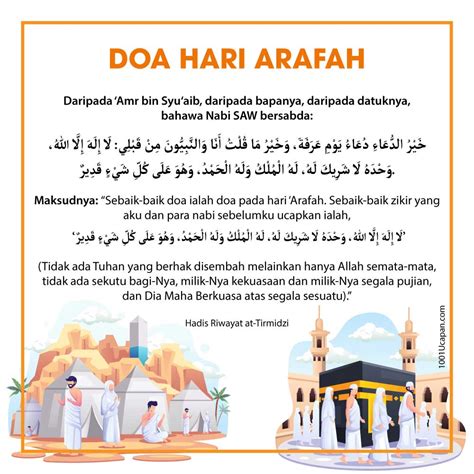 Waktu Wukuf Doa Hari Arafah Herneenazir