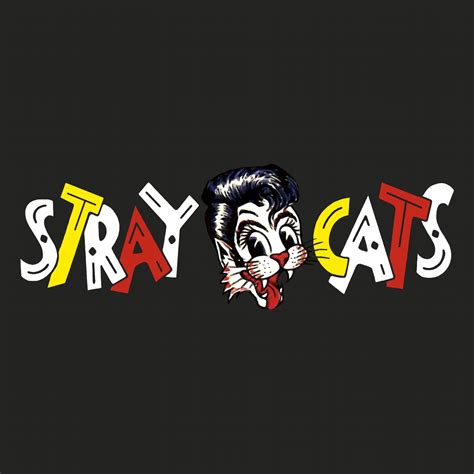 Stray Cats T Shirt Official Logo Stray Cats Shirt