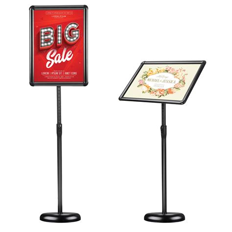 Buy SUERUI Sign Stand 8 3x11 7 Inch Adjustable Floor Sign Holder With