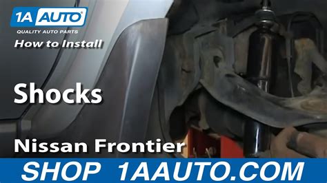 How To Replace Front Shocks 03 04 Nissan Frontier And Xterra Youtube