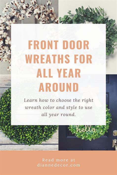 Front Door Wreaths For All Year Round Door Wreaths Front Door Best