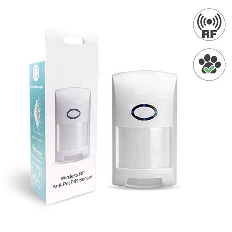 T Sensore Di Movimento Pir Wireless Rf Pet Immune En