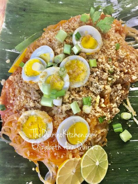 Pancit Palabok With Coconut Milk The Quirino Kitchen