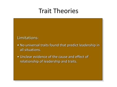 Leadership Concepts And Theories Ppt