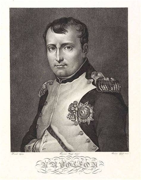 HUA 31805 Portret Van Napoleon I Bonaparte Geboren 1769 Keizer Van