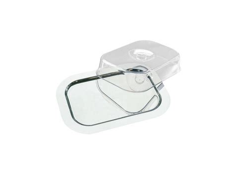 Plateau Rectangulaire Inox Avec Couvercle Aps X Mm Acier