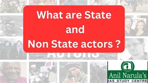 What Are State And Non State Actors Currentaffairs Gs