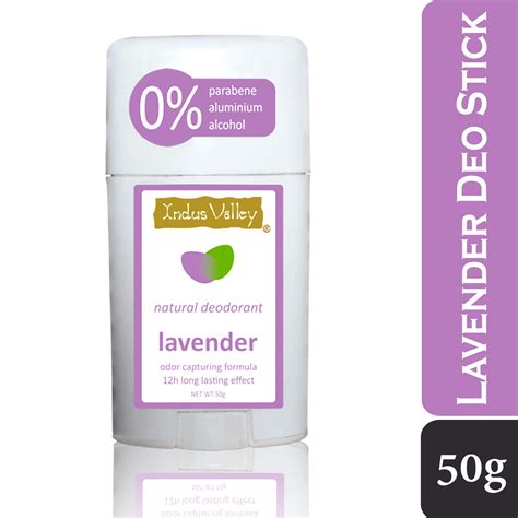 Buy INDUS VALLEY Lavender Deodorant Stick For Unisex 50g Online At Low