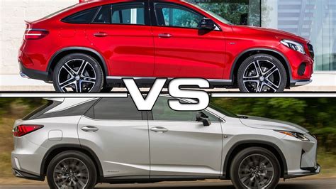 2016 Mercedes Benz Gle 450 Amg 4matic Coupe Vs 2016 Lexus Rx 450h F Sport Youtube