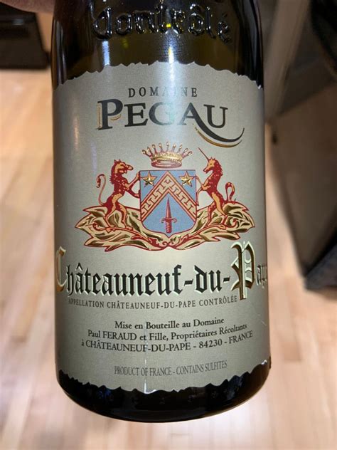 2014 Domaine du Pégau Châteauneuf du Pape Blanc Cuvée A Tempo France