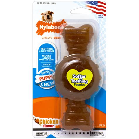 Nylabone Puppy Chew Chicken Flavored Dog Chew | Petco