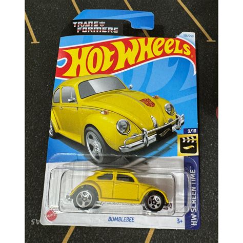 Fusca Bumblebee Hot Wheels Transformers Shopee Brasil