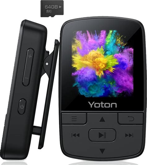 Amazon co jp Vbestlife Mp3 プレーヤー Bluetooth 1 8in ミニ Mp3 プレーヤー 学生 ランニング