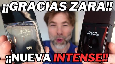 Zara For Him Red Edition Intense Perfume Muy Duradero Youtube