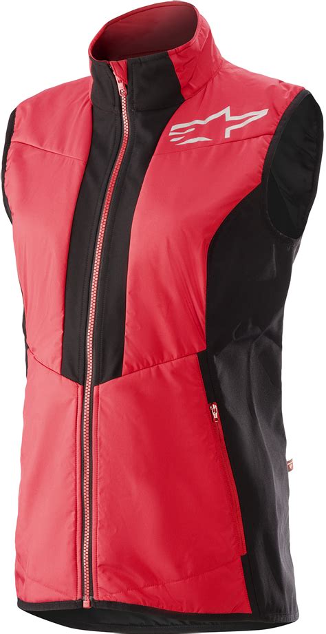 Alpinestars Stella Denali Womens Vest Cardinal Redblack Garys