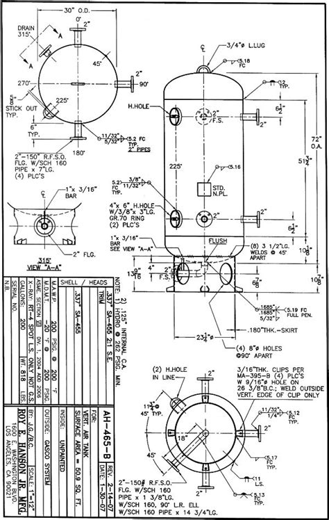 Gallon Carbon Steel Vertical Air Tank Psig Asme Part Number