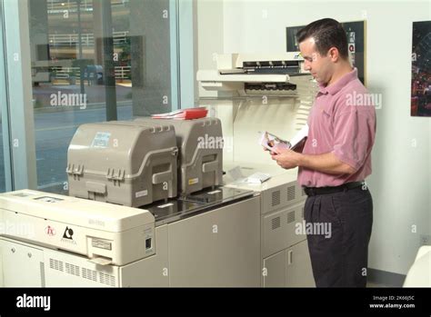 Photographic Process Worker Stock Photo Alamy