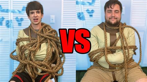 Handcuff Straight Jacket Escape Race Rematch Andrew Vs Logan