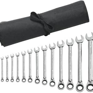 GEARWRENCH 13 Pc 12 Pt Reversible Ratcheting Combination Wrench Set