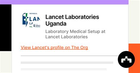 Lancet Laboratories Uganda Laboratory Medical Setup At Lancet
