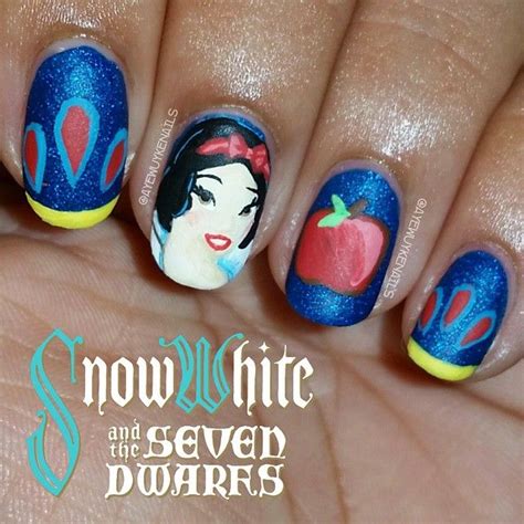 Disneys Snow White And The Seven Dwarfs Inspired Nails Disney