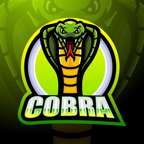 diseño de logotipo de esport de mascota cobra 8320694 Vector en Vecteezy