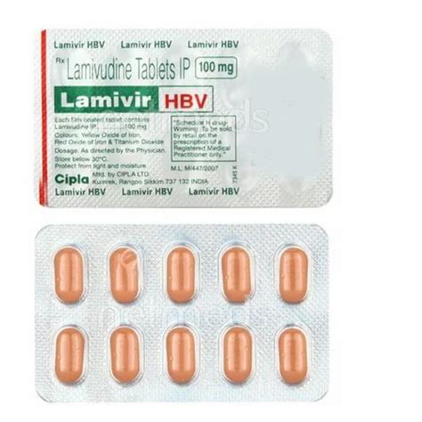 Lamivir Hbv Lamivudine 100mg Tabs At Rs 196 Box Lamivudine Tablet In