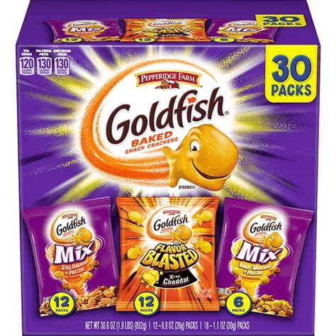Purple Goldfish Crackers