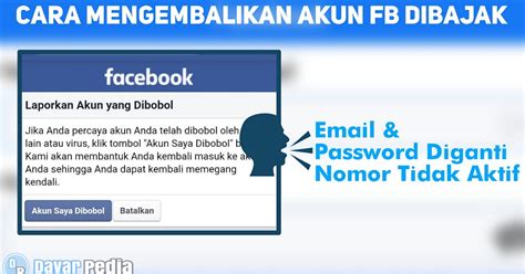 Cara Mengembalikan Akun Fb Yang Hilang 3 Tips Atasi Lupa Kata Sandi