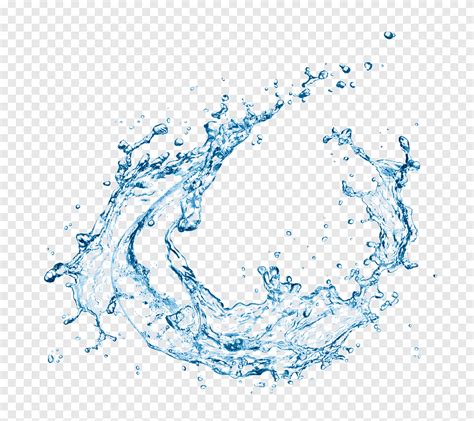 иллюстрация белого всплеска, Water Desktop Drop, всплеск воды, голубой ...