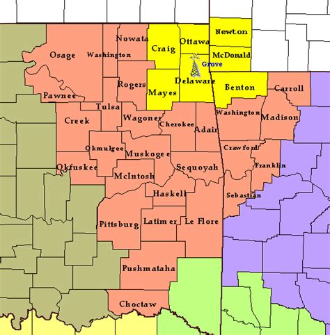 Information for the Grove, OK Weather Radio Transmitter.