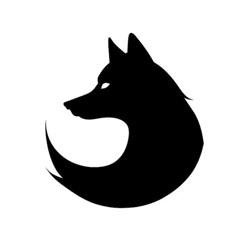 Premium Vector | Wolf silhouette vector illustration