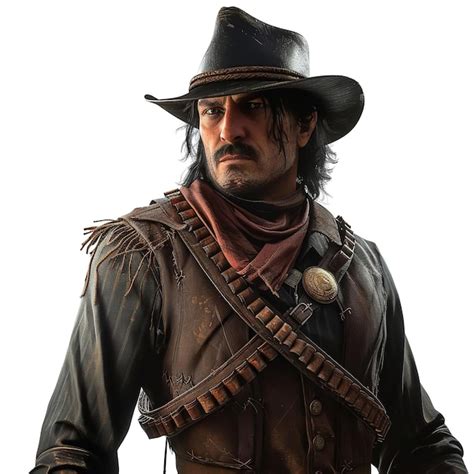 El Fuerte Javier Escuella Red Dead Redemption Aislado Sobre Un Fondo