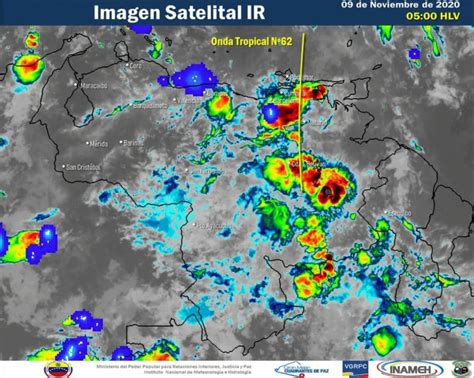 Inameh Decimocuarta Onda Tropical Se Desplaza Hacia El Oriente Del