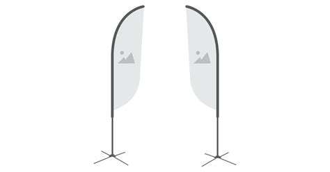 Feather Flag Template Illustrator