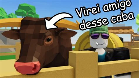 VIREI FAZENDEIRO NO ROBLOX Farmstead YouTube