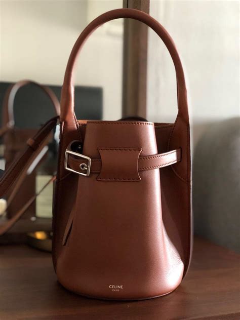 NEW CELINE BIG BAG NANO BUCKET IN SUPPLE SMOOTH CALFSKIN IN TAN