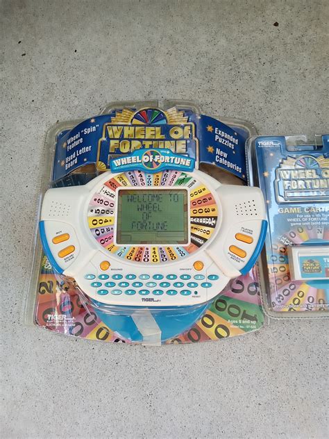 Vintage Wheel of Fortune Handheld Game With 2 Extra - Etsy