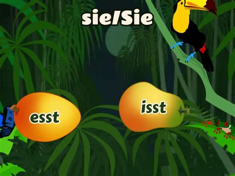 Konjugation des Verbs essen - Speed quiz