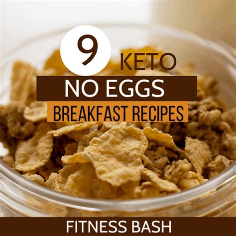 Keto Breakfast Recipes No Eggs