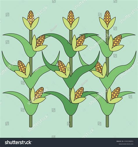 Corn Field Clipart Vector Design Stock Vector Royalty Free 2193198951