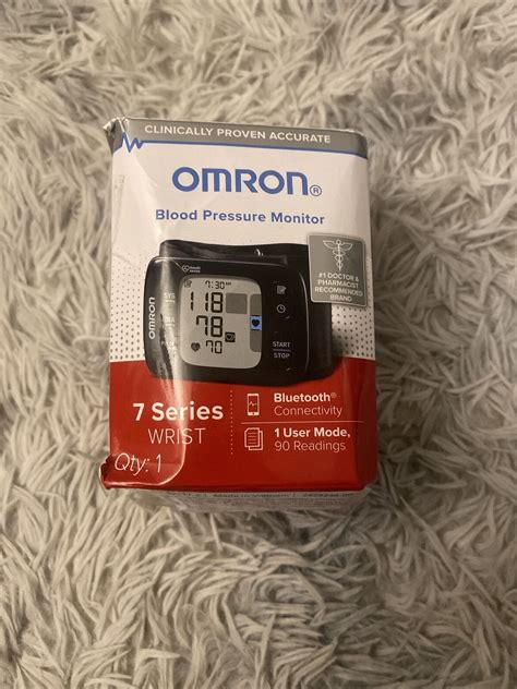 Omron Bp6350 7 Series Wireless Wrist Blood Pressure Monitor Open Box