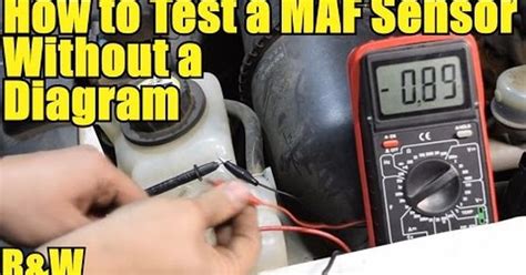 How To Test A Mass Air Flow Maf Sensor Without A Wiring Diagram