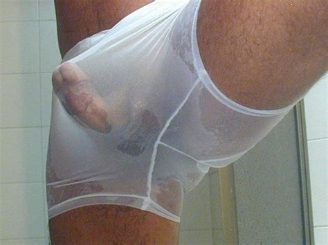 Hard Cock In See Thru Wet Boxers Dickshots Gay Amateur Dick Pics